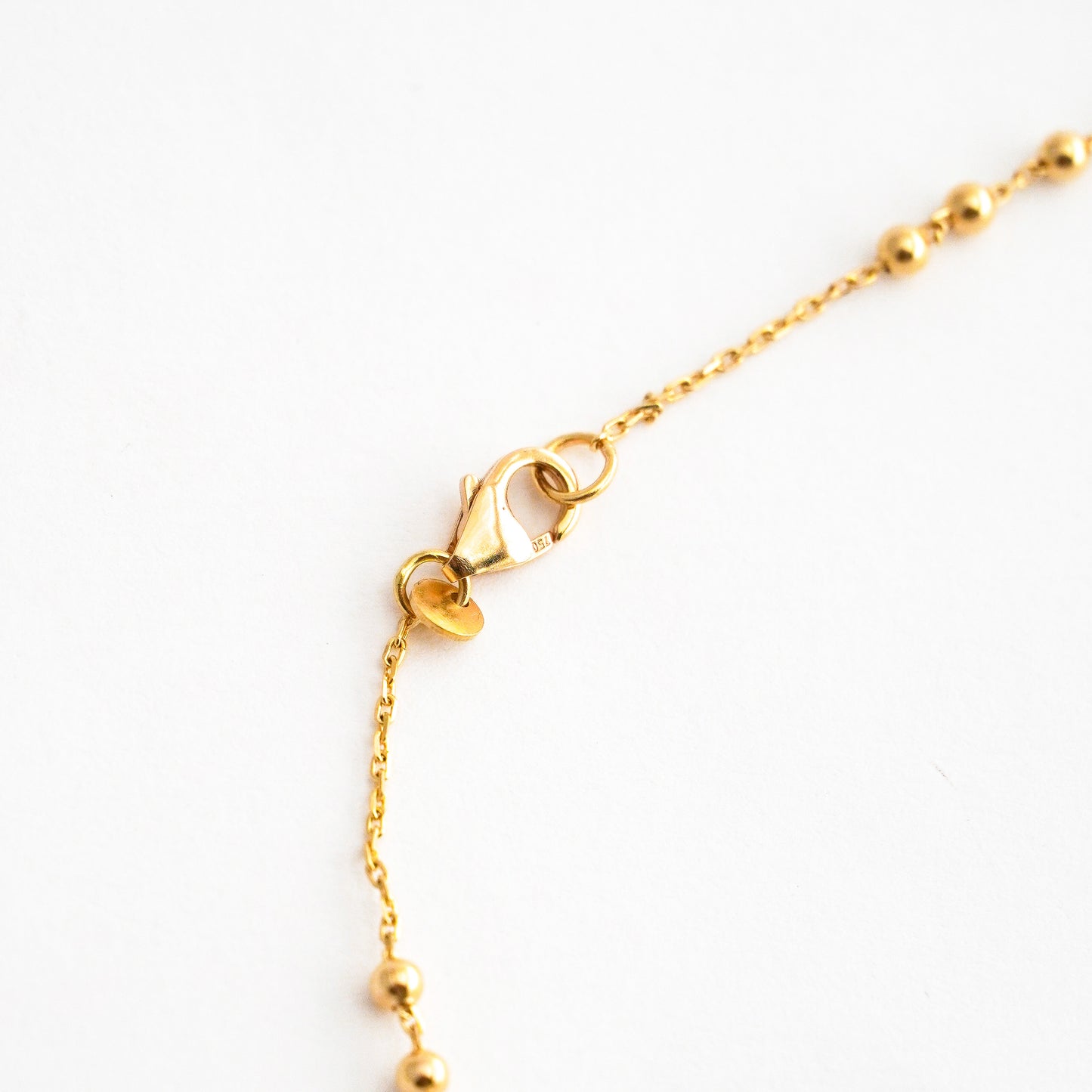 Cadena Rosario Oro18K