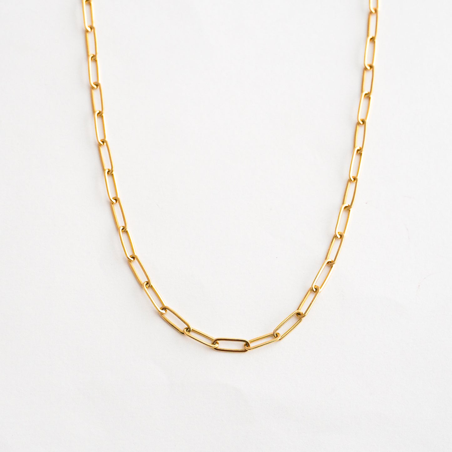Cadena Oval Clip en Oro 18K