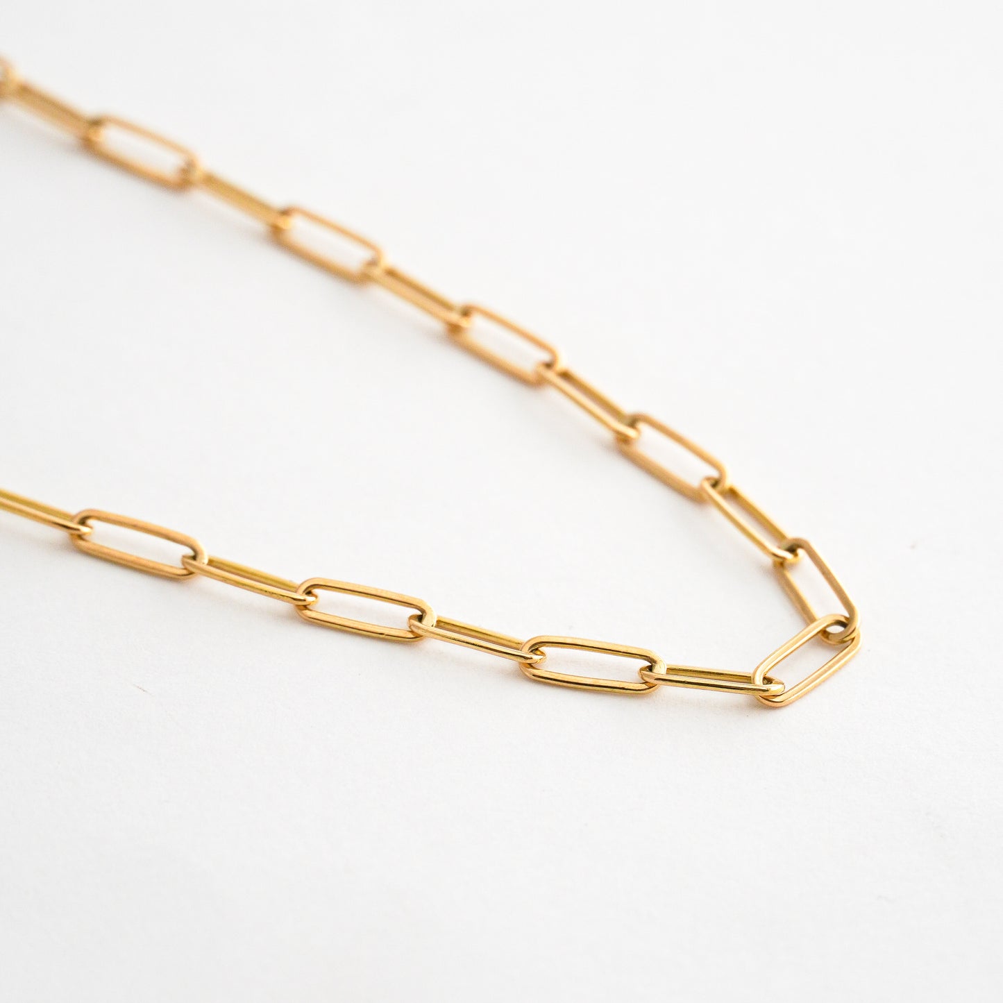 Cadena Oval Clip en Oro 18K