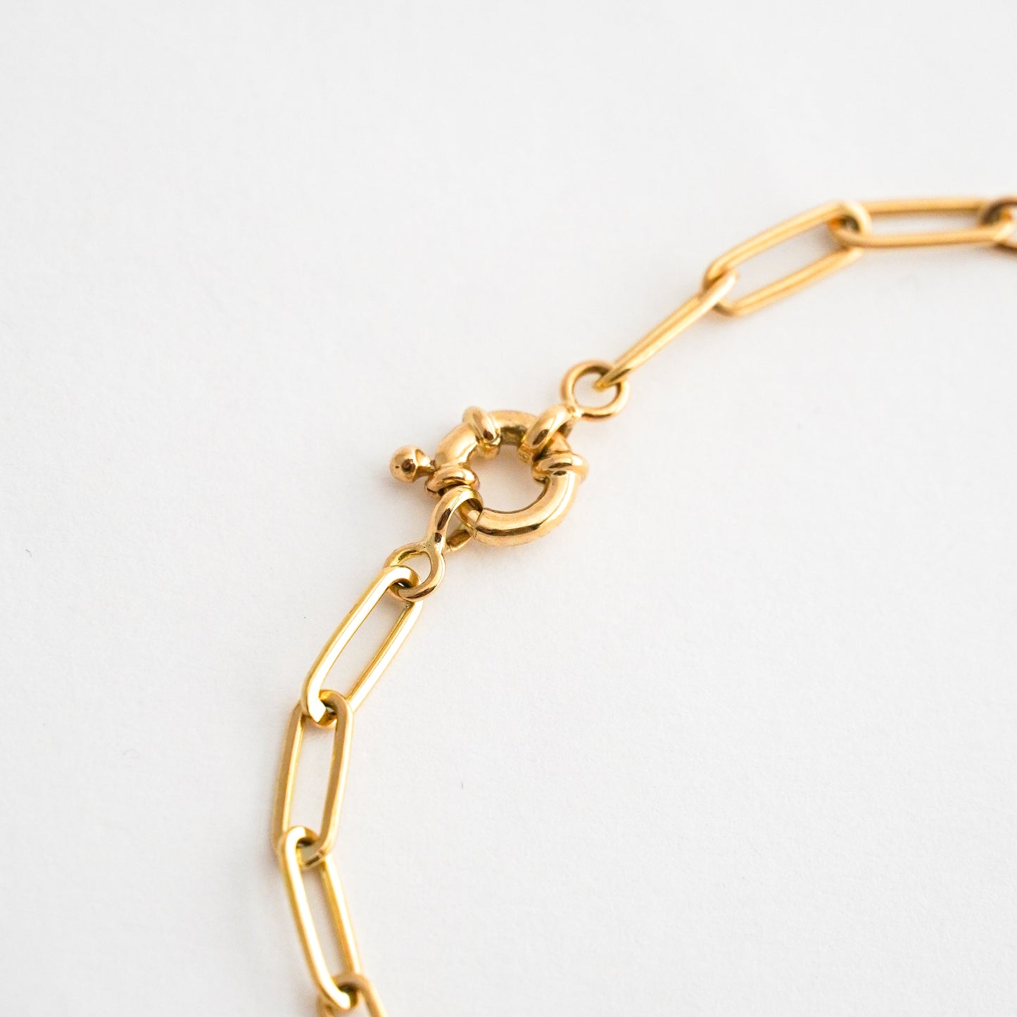 Cadena Oval Clip en Oro 18K