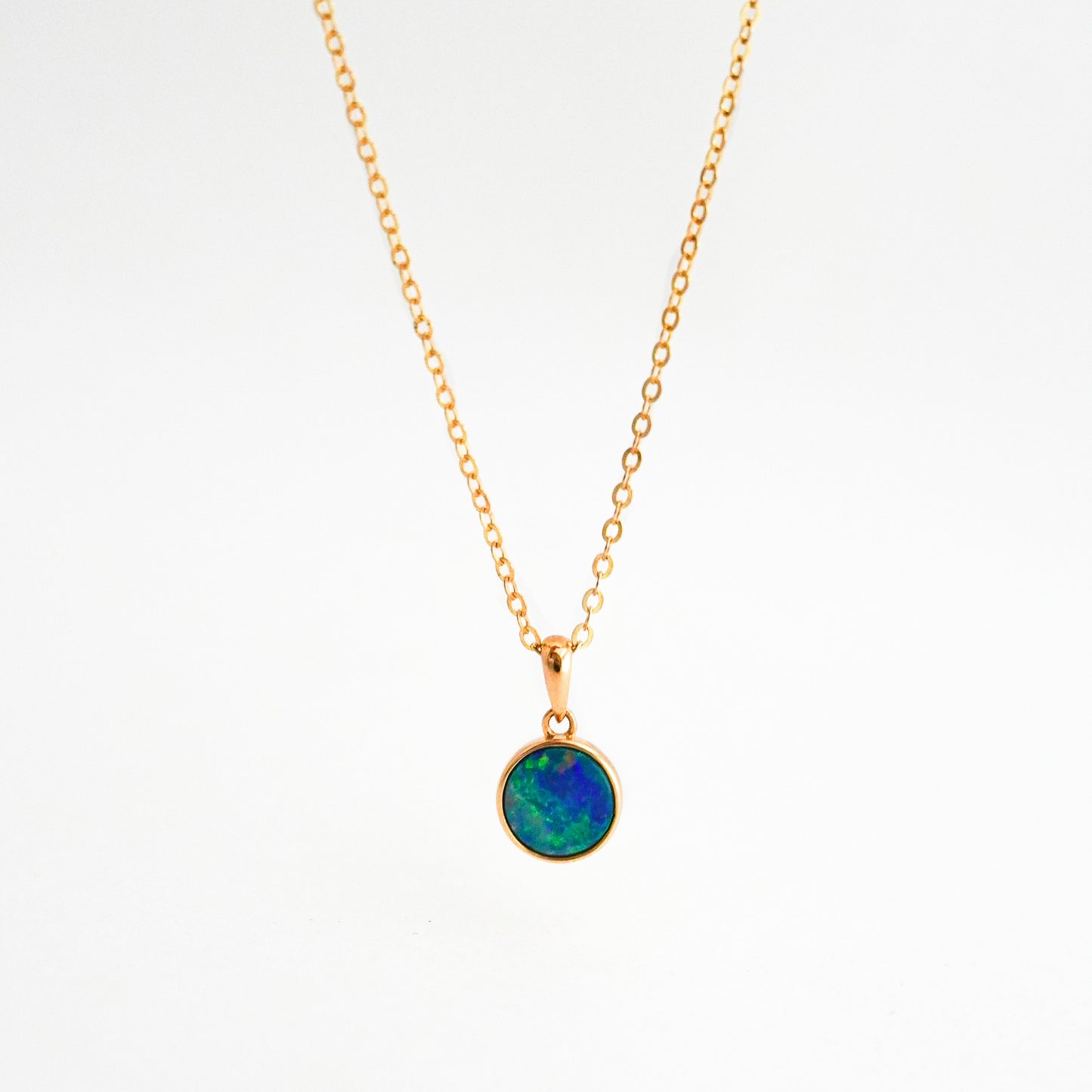 Collar de Ópalo Australiano en Oro 18K