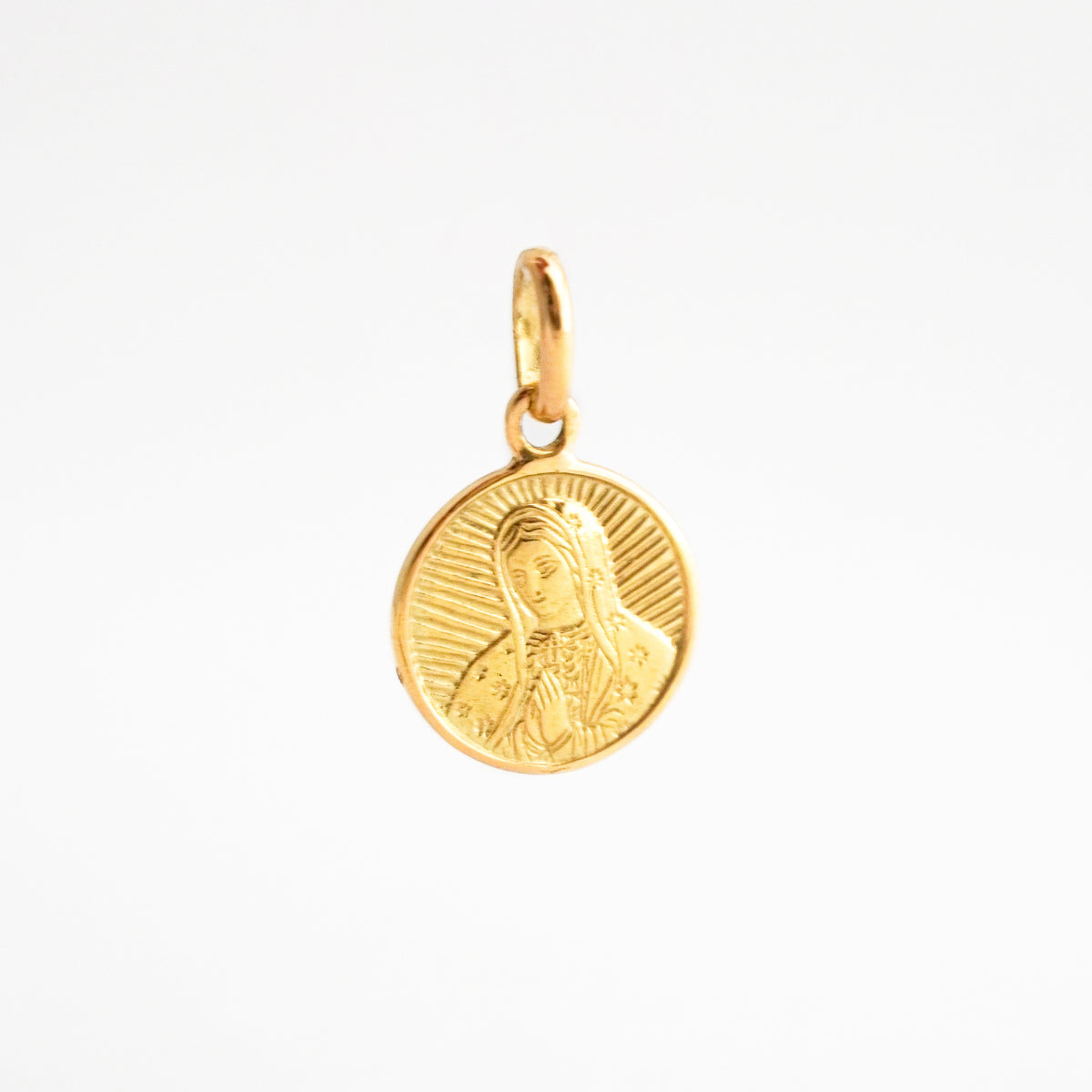 Medalla Virgen Guadalupe Devoción Oro 18K
