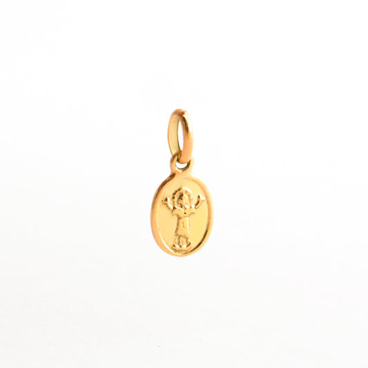 Medalla Divino Niño Pequeña en Oro 18K