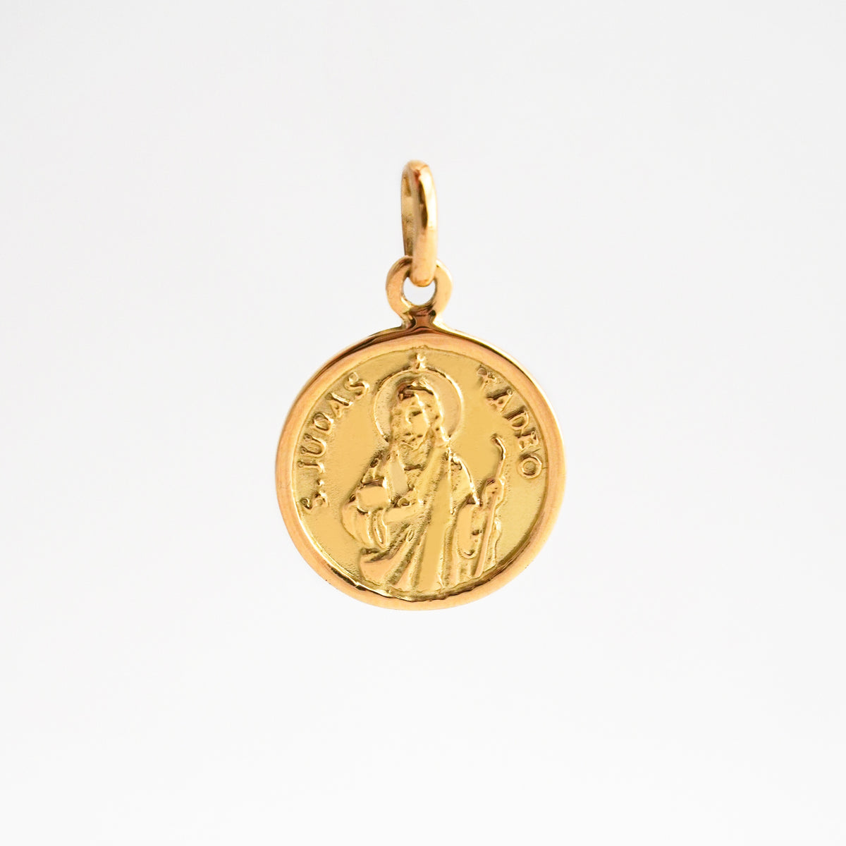 Medalla San Judas Tadeo en Oro 18K