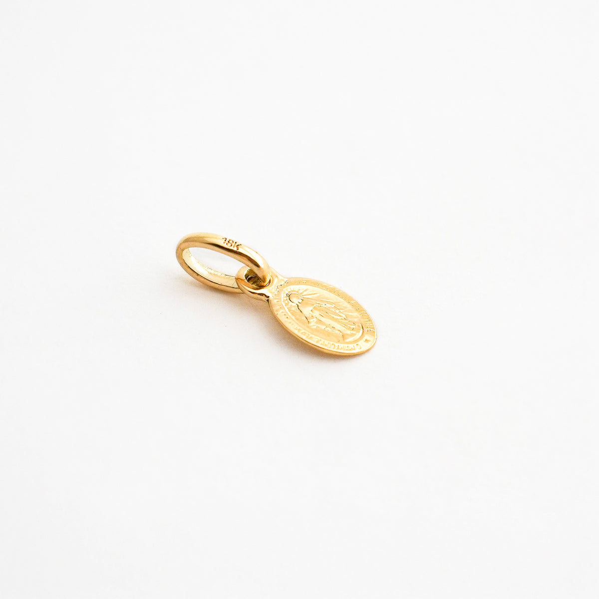 Medalla Virgen Milagrosa Mini en Oro 18K