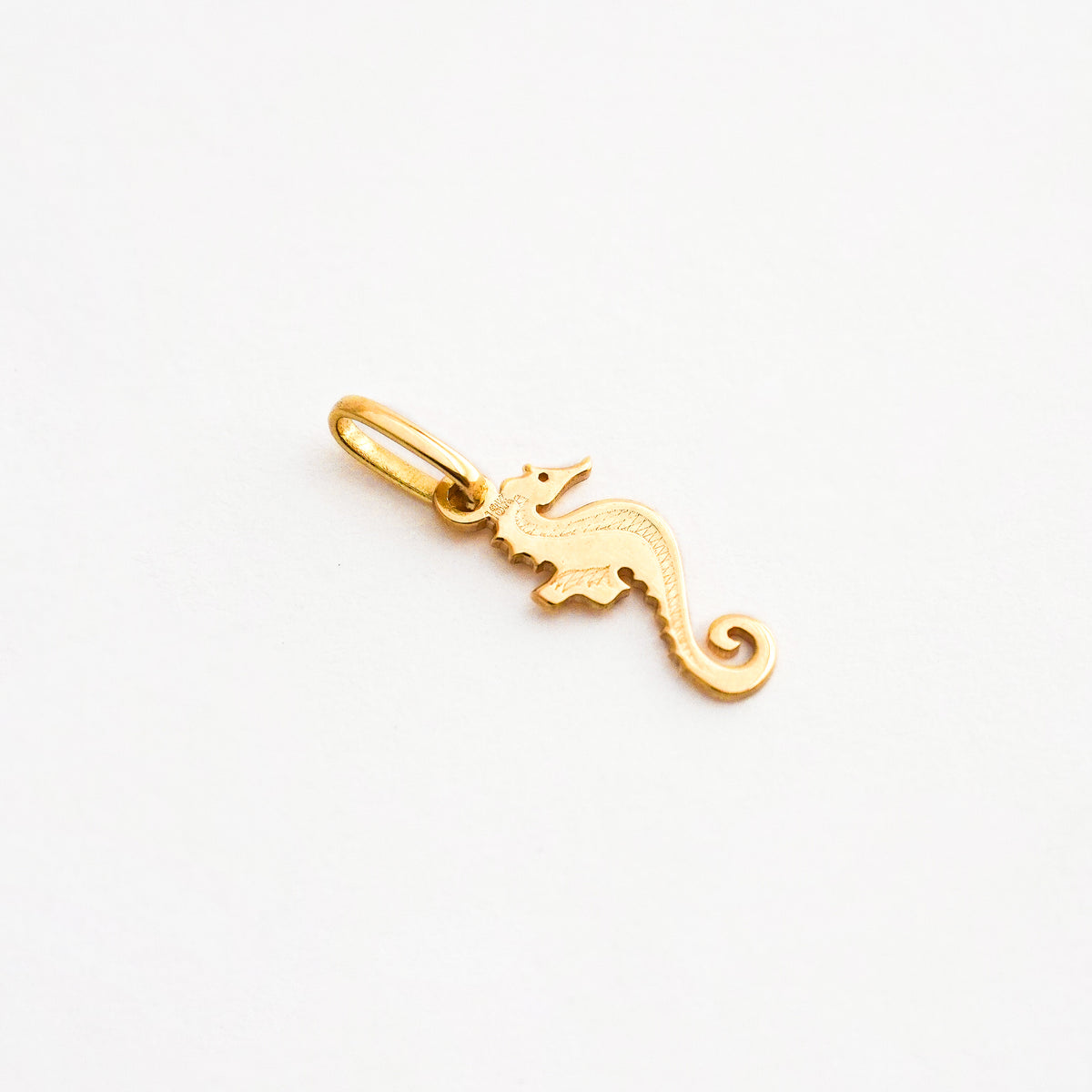 Dije Caballito de Mar en Oro 18K
