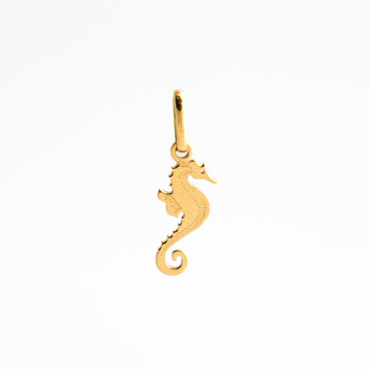 Dije Caballito de Mar en Oro 18K