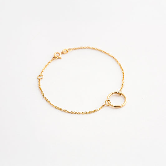 Pulsera eternity en oro 18k