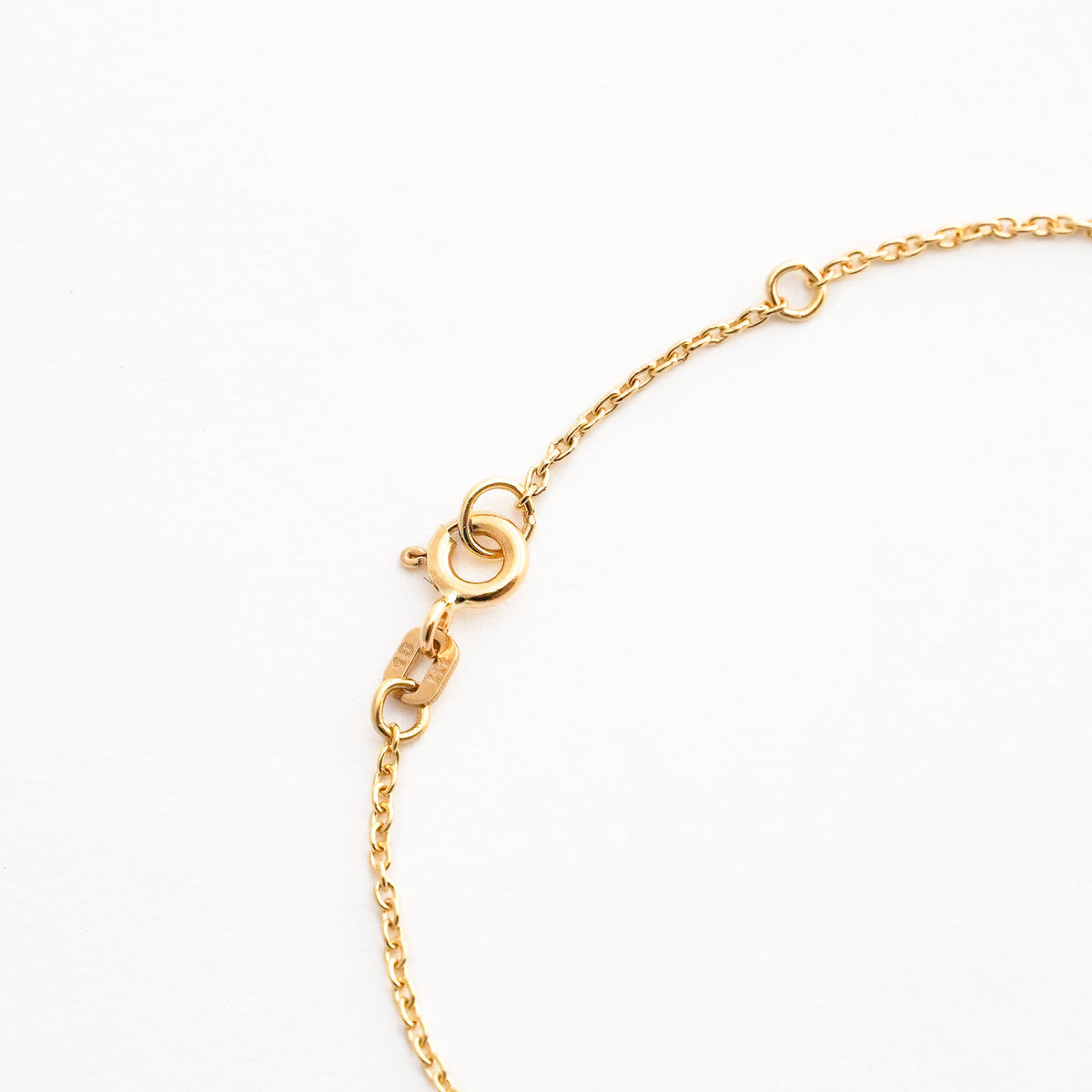 Pulsera Infinito con Bolitas en Oro 18K