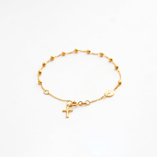 Pulsera Denario en Oro 18K