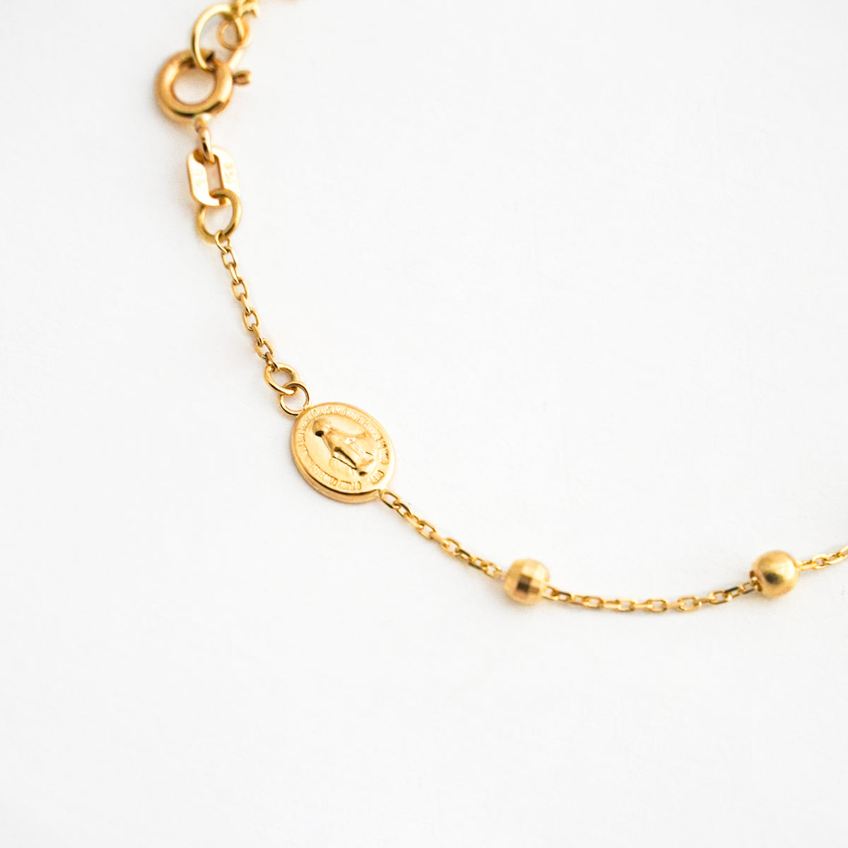 Pulsera Denario en Oro 18K