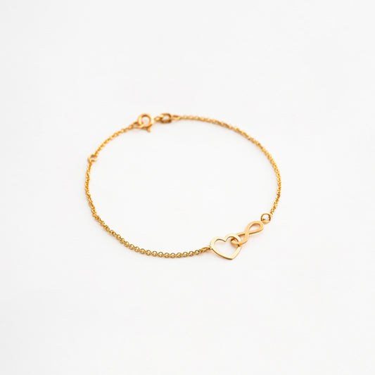 Pulsera Amor Infinito en Oro 18K