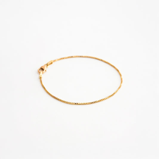 Pulsera Veneciana Fine 1.1 mm en Oro 18K