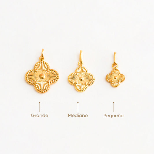 Dije Trébol Oro 18K