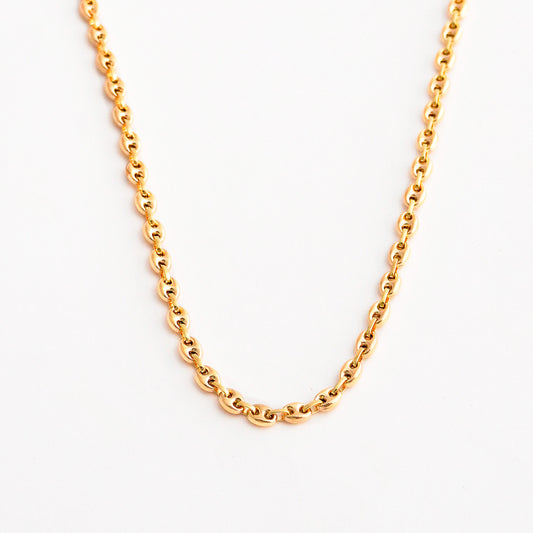 Cadena Milano Bold 4.5 mm en Oro 18K