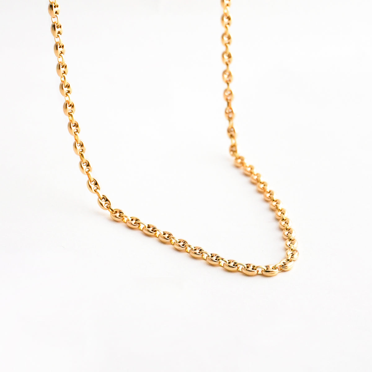 Cadena Milano Bold 4.5 mm en Oro 18K