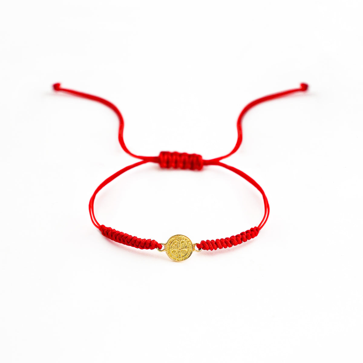 Pulsera Tejida San Benito Clásica en Oro 18k