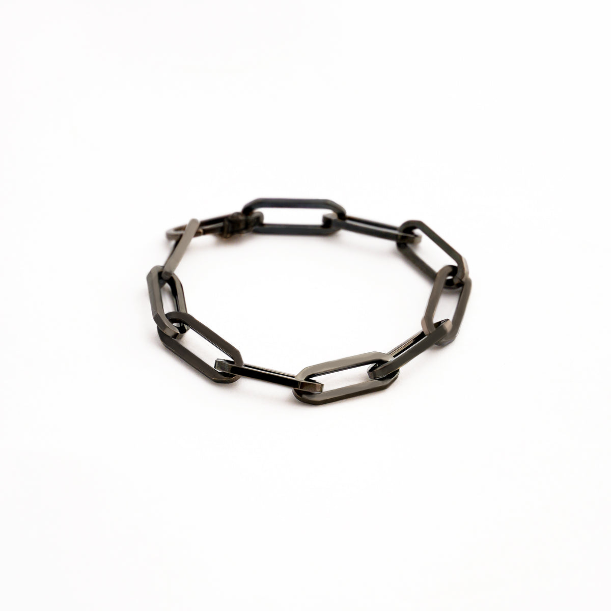 Pulsera Eslabón Marinero en Oro 18K Negro