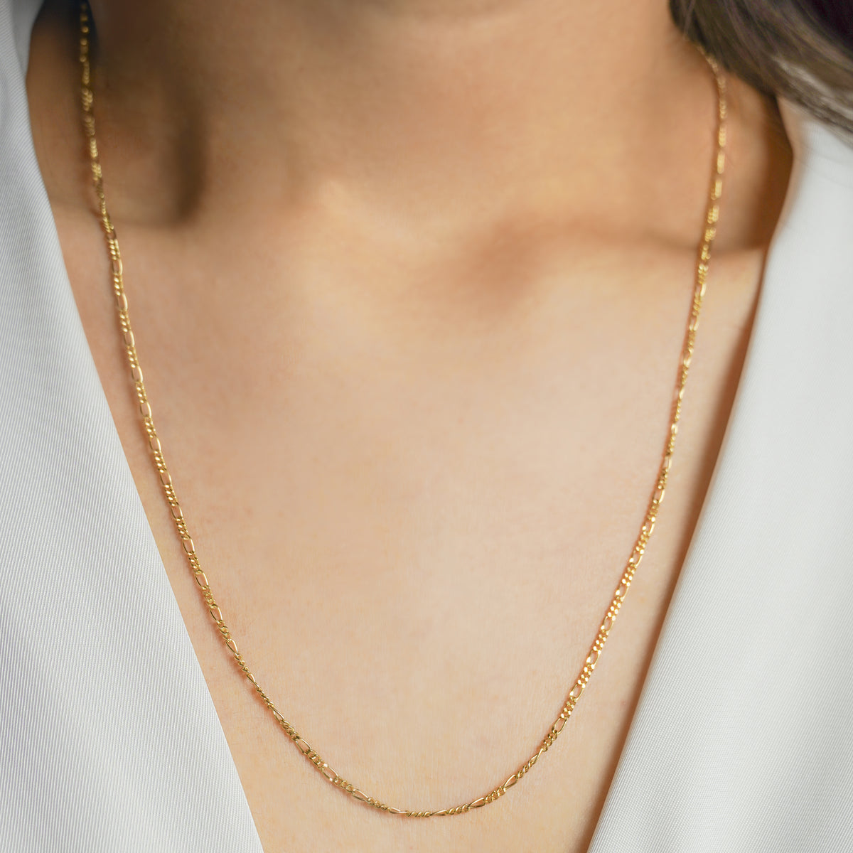 Cadena Clásica Cartier Mediana 2 mm 60 cm Oro 18K