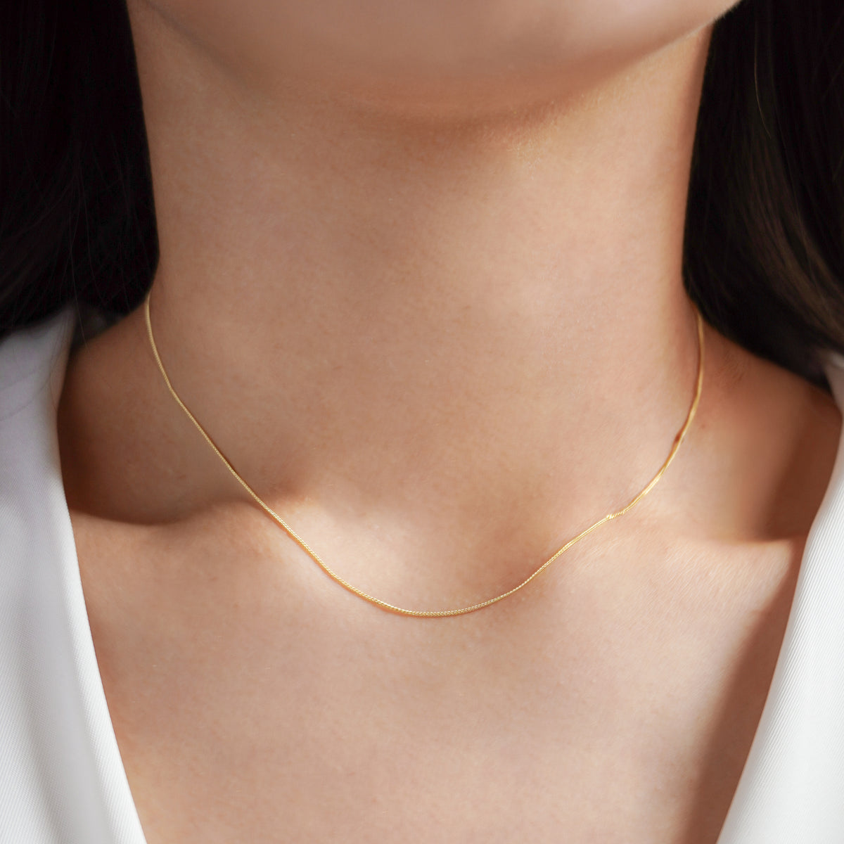 Cadena Pancer Fine en Oro 18K
