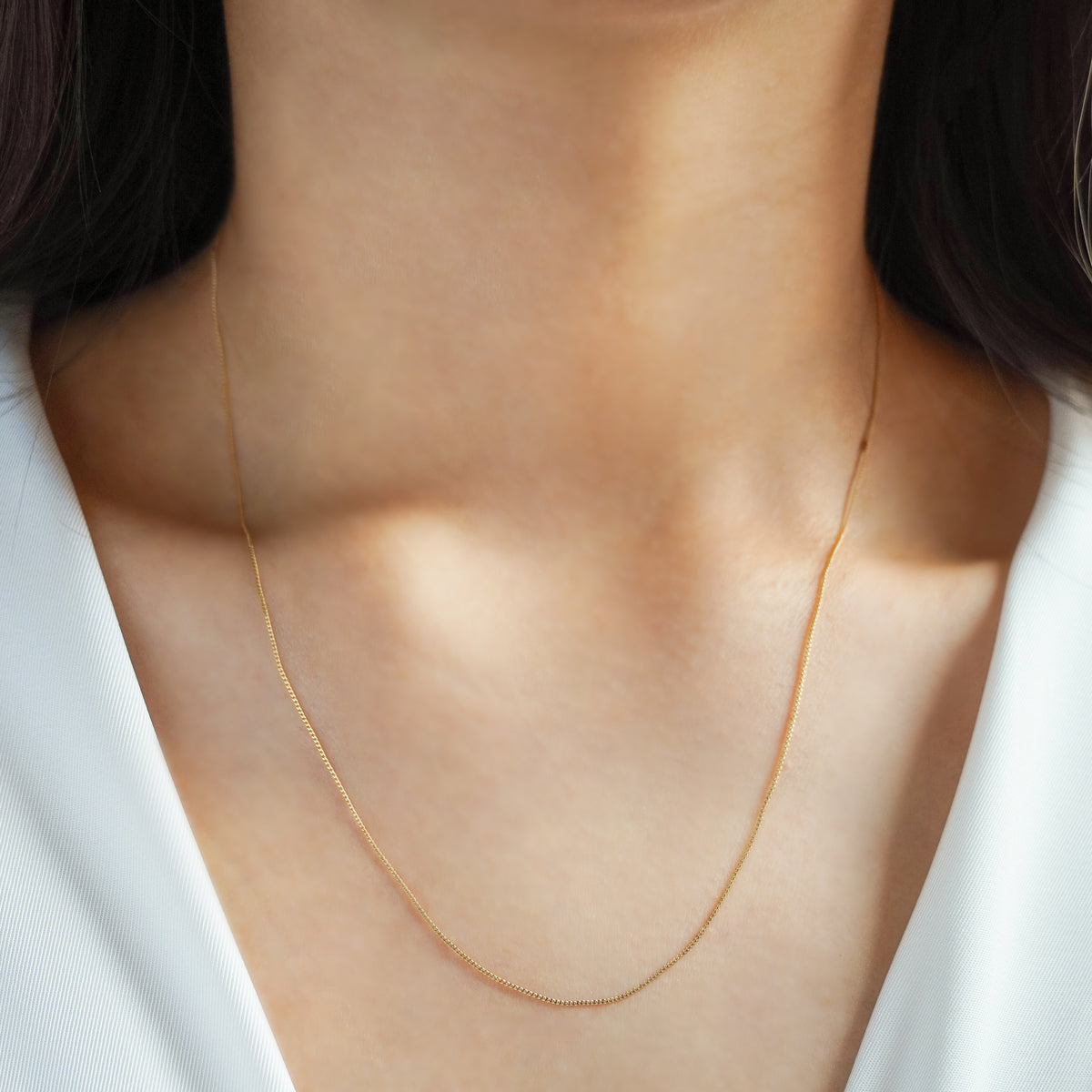 Cadena Pancer Extra Fine en Oro 18K