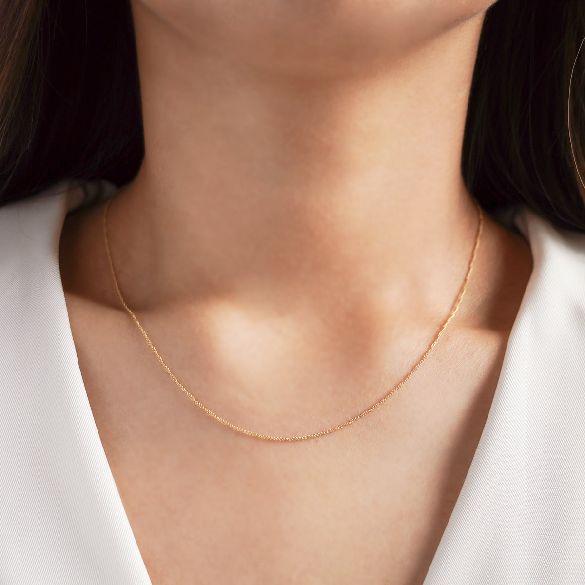 Cadena Serpentina Fine en Oro 18K