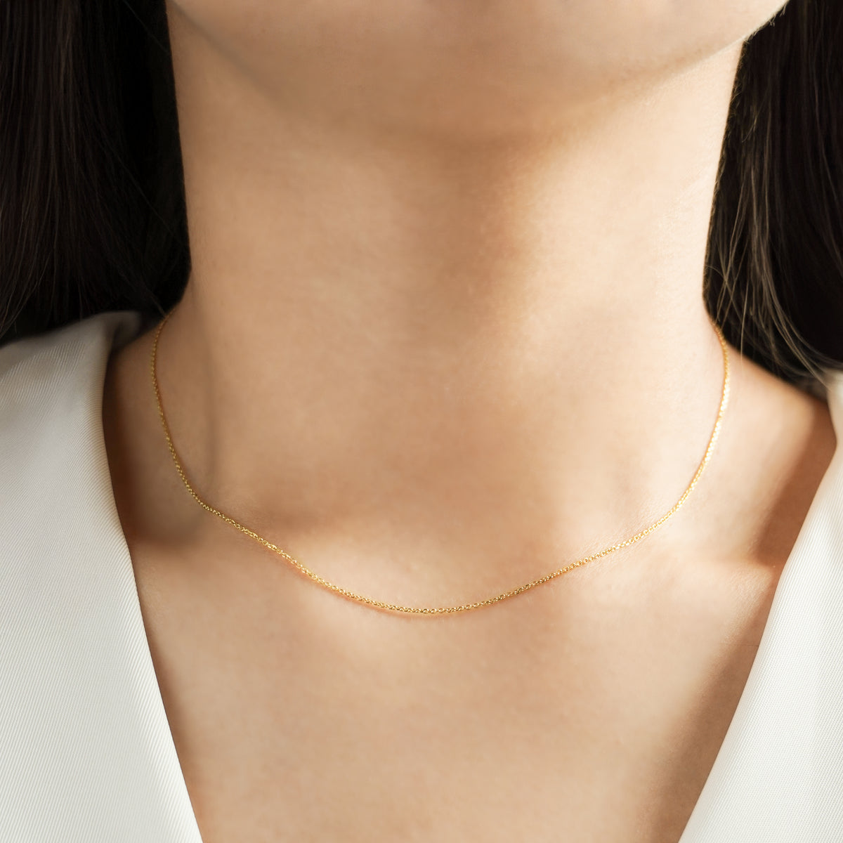 Cadena Prisma Extra Fine en Oro 18K