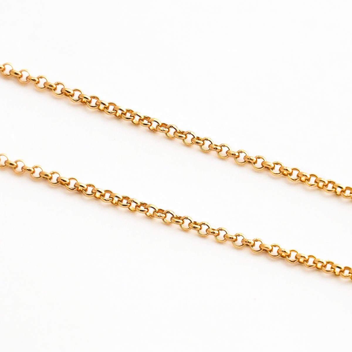 Cadena Rolo Fine en Oro 18K