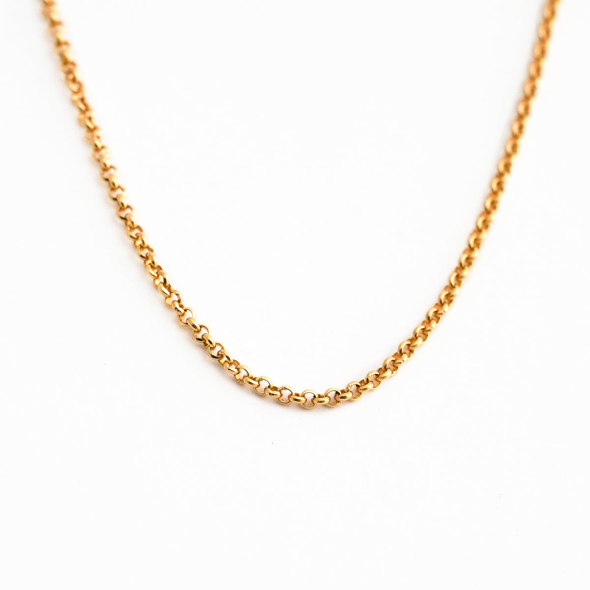 Cadena Rolo Fine en Oro 18K