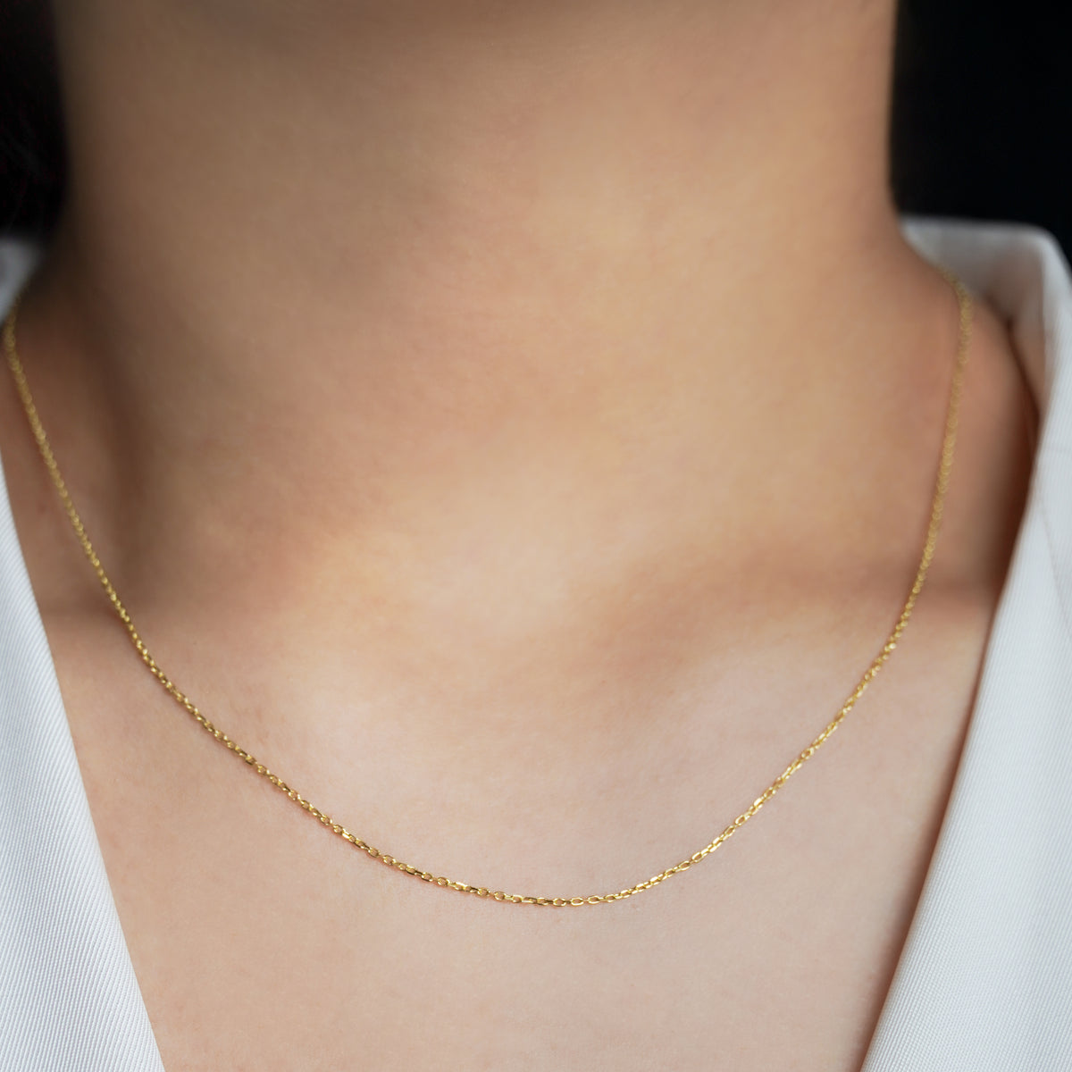 Cadena Prisma Fine en Oro 18K