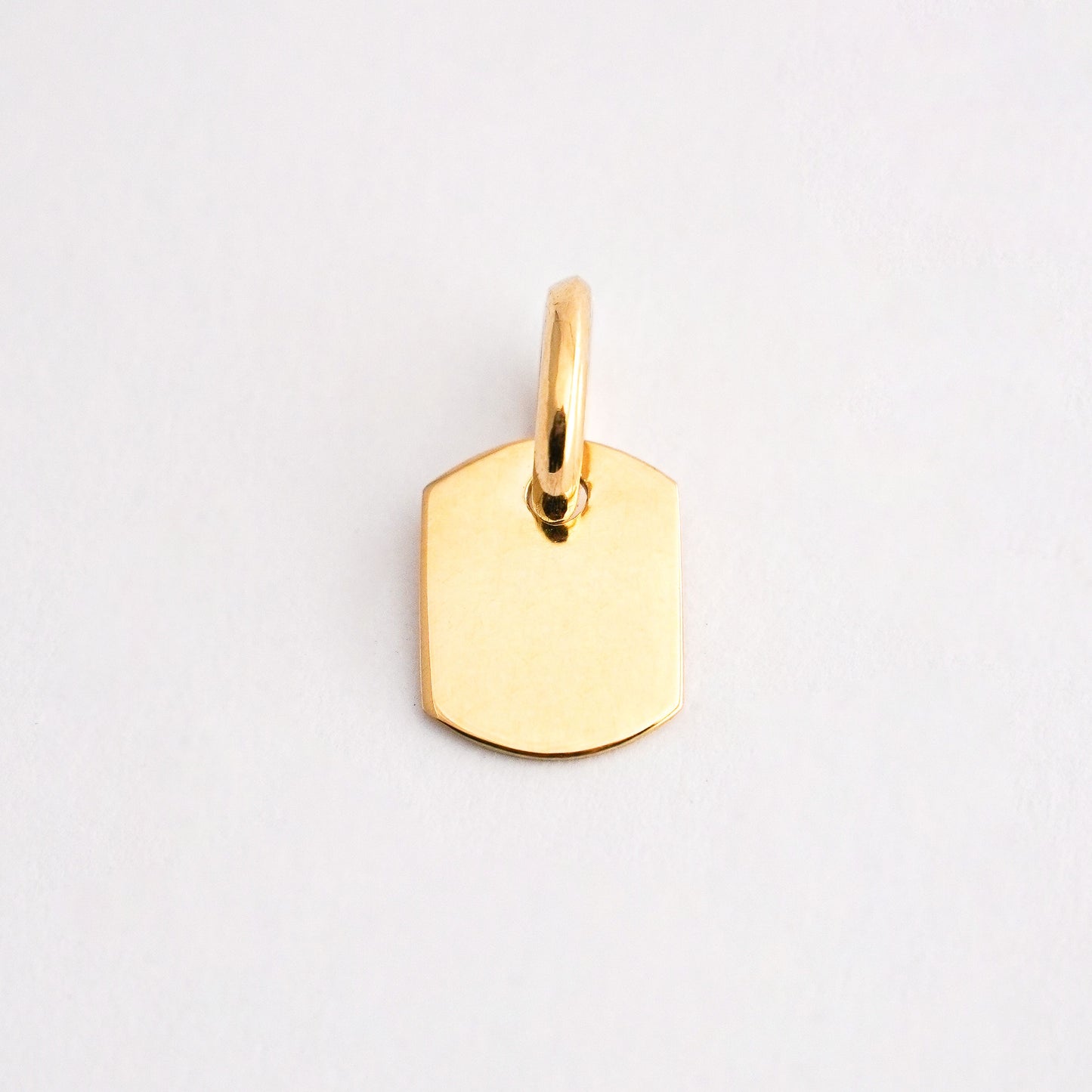 Dije placa militar mini Oro18k