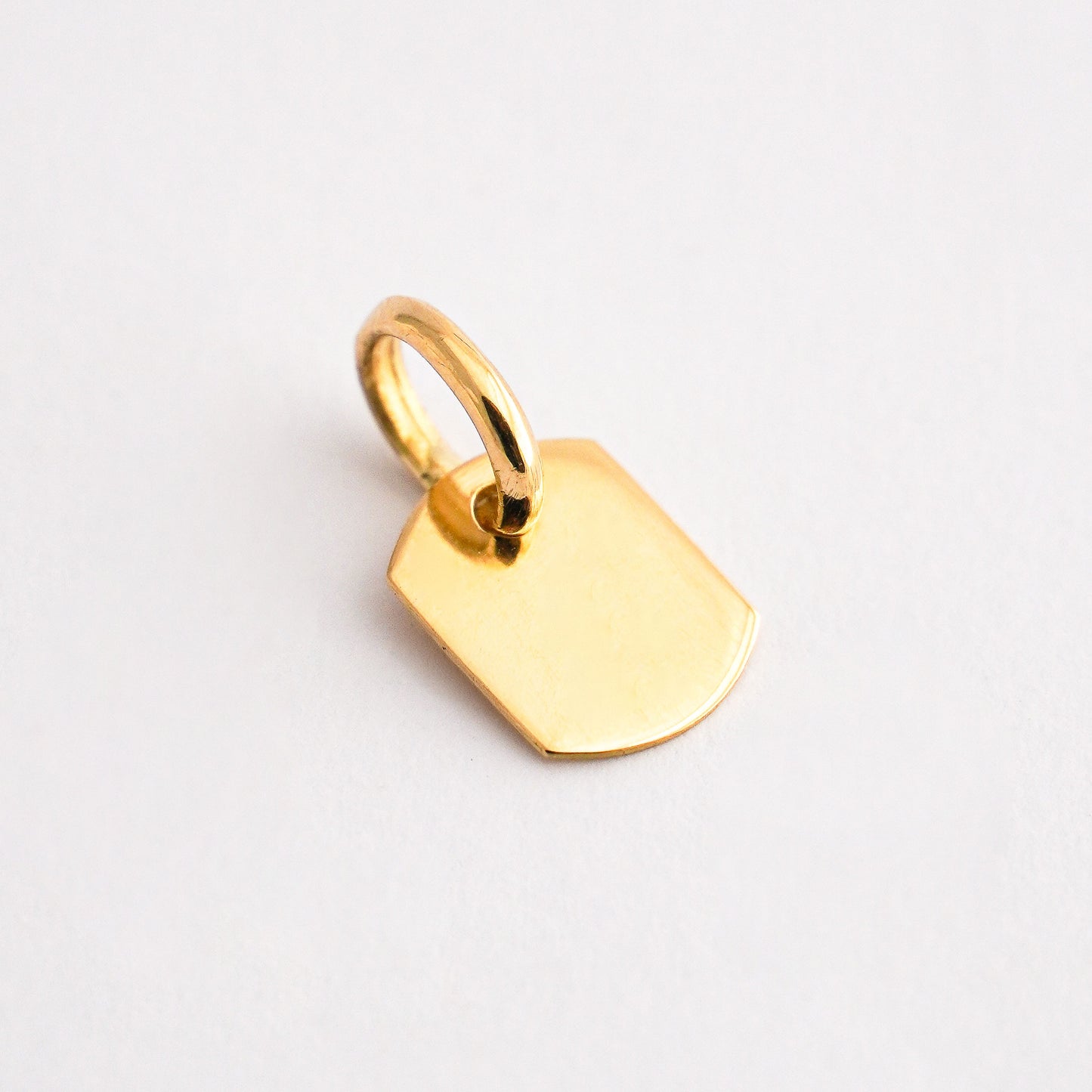 Dije placa militar mini Oro18k