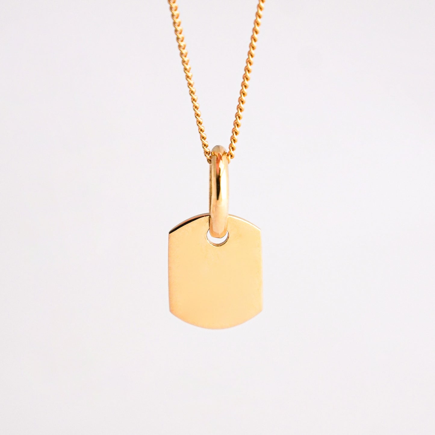 Dije placa militar mini Oro18k