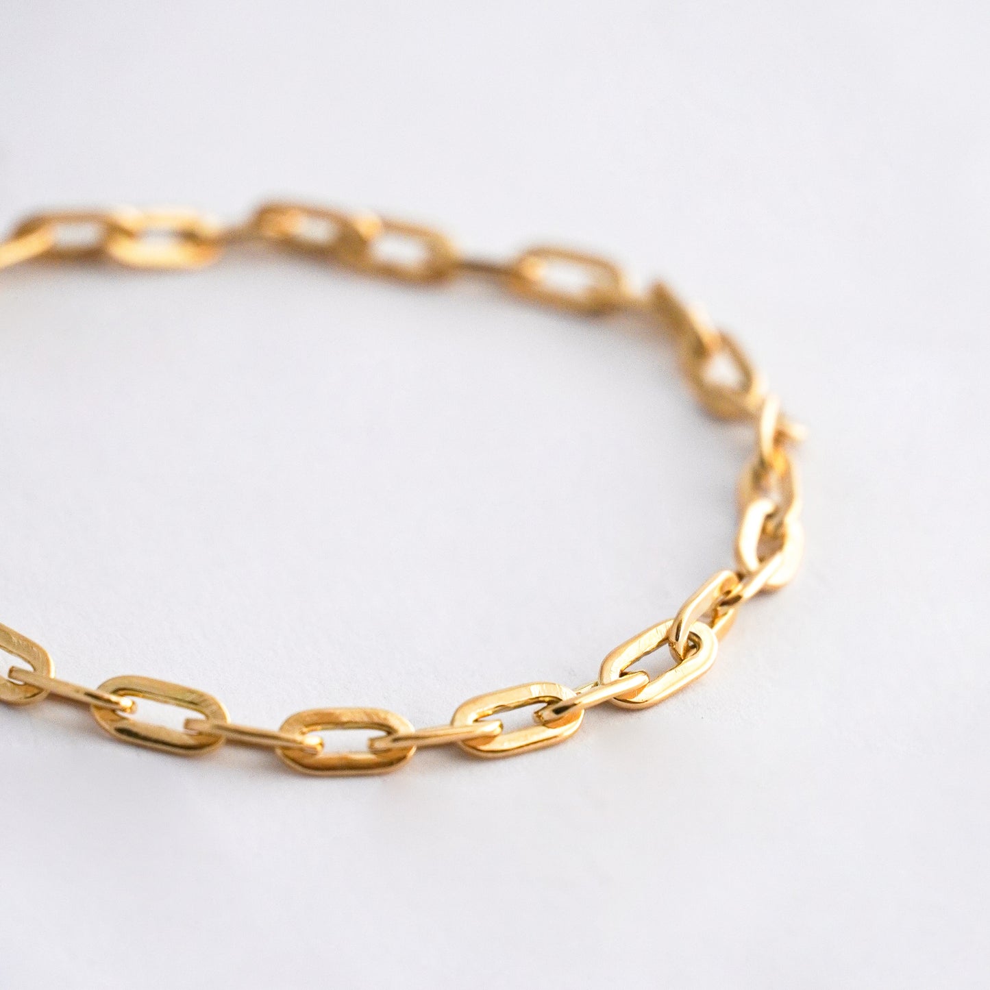 Pulsera eslabón marinero en Oro18k