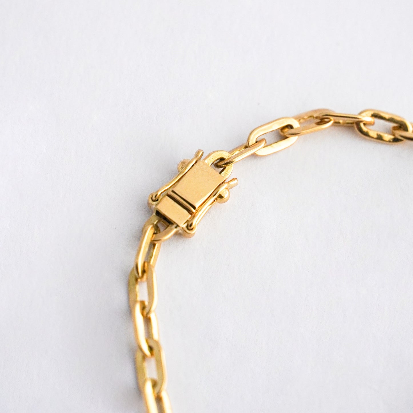 Pulsera eslabón marinero en Oro18k