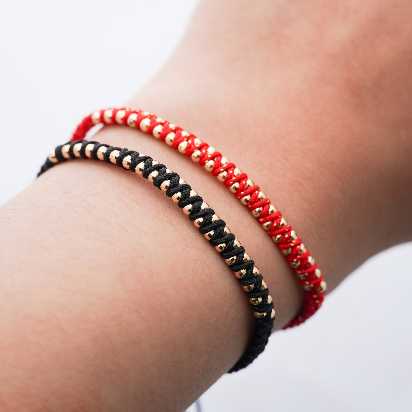 Pulsera tejida Spiral en Oro18k