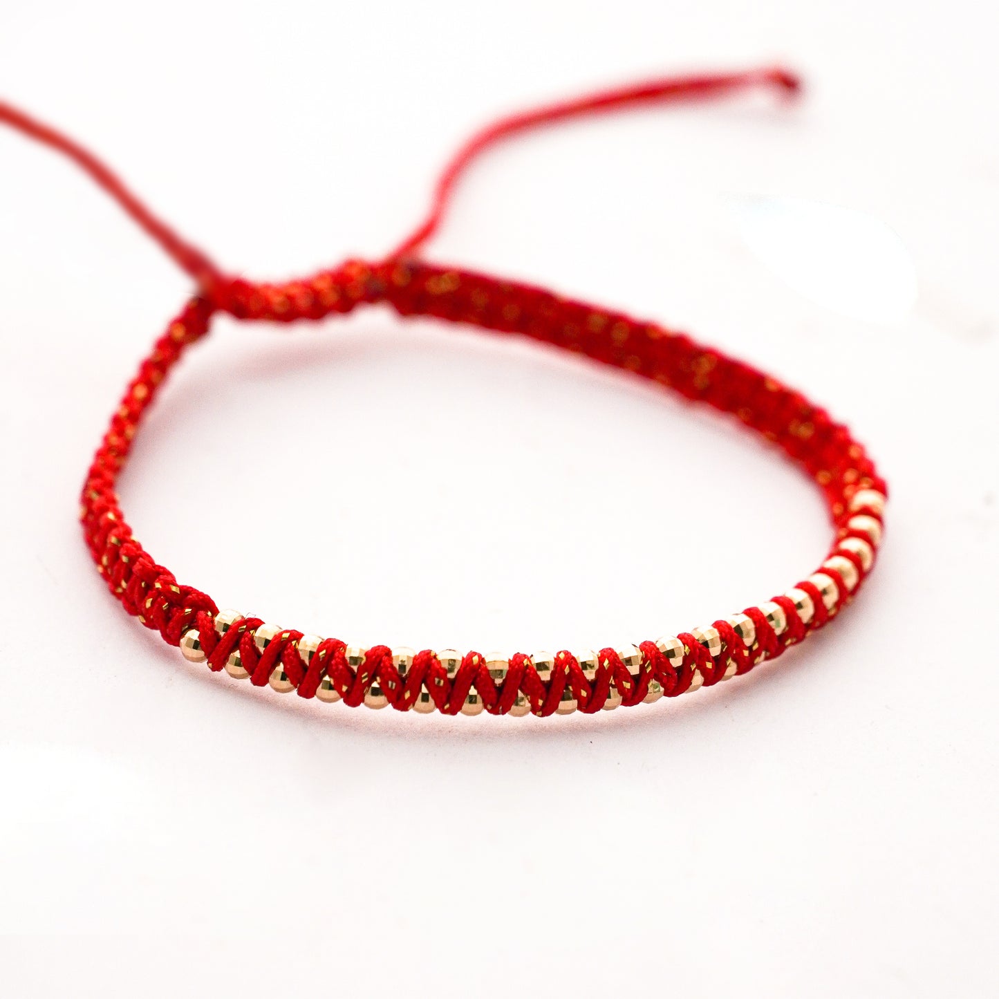 Pulsera tejida Spiral en Oro18k