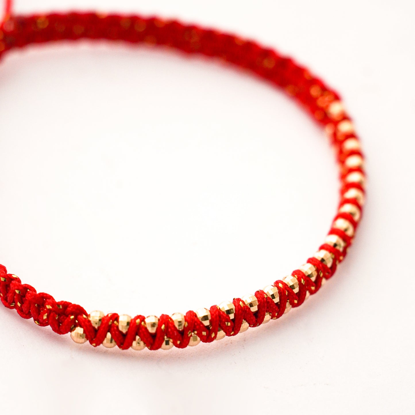 Pulsera tejida Spiral en Oro18k