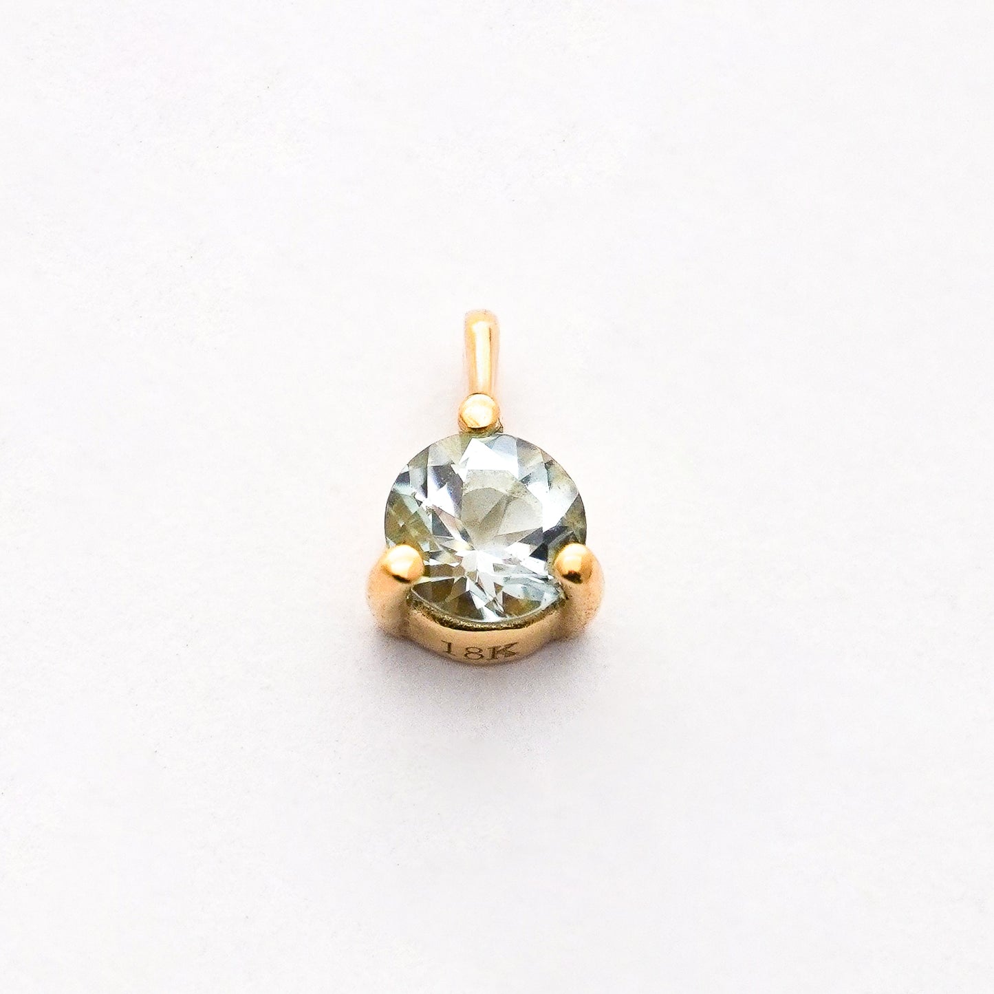 Dije Aguamarina Oro 18K