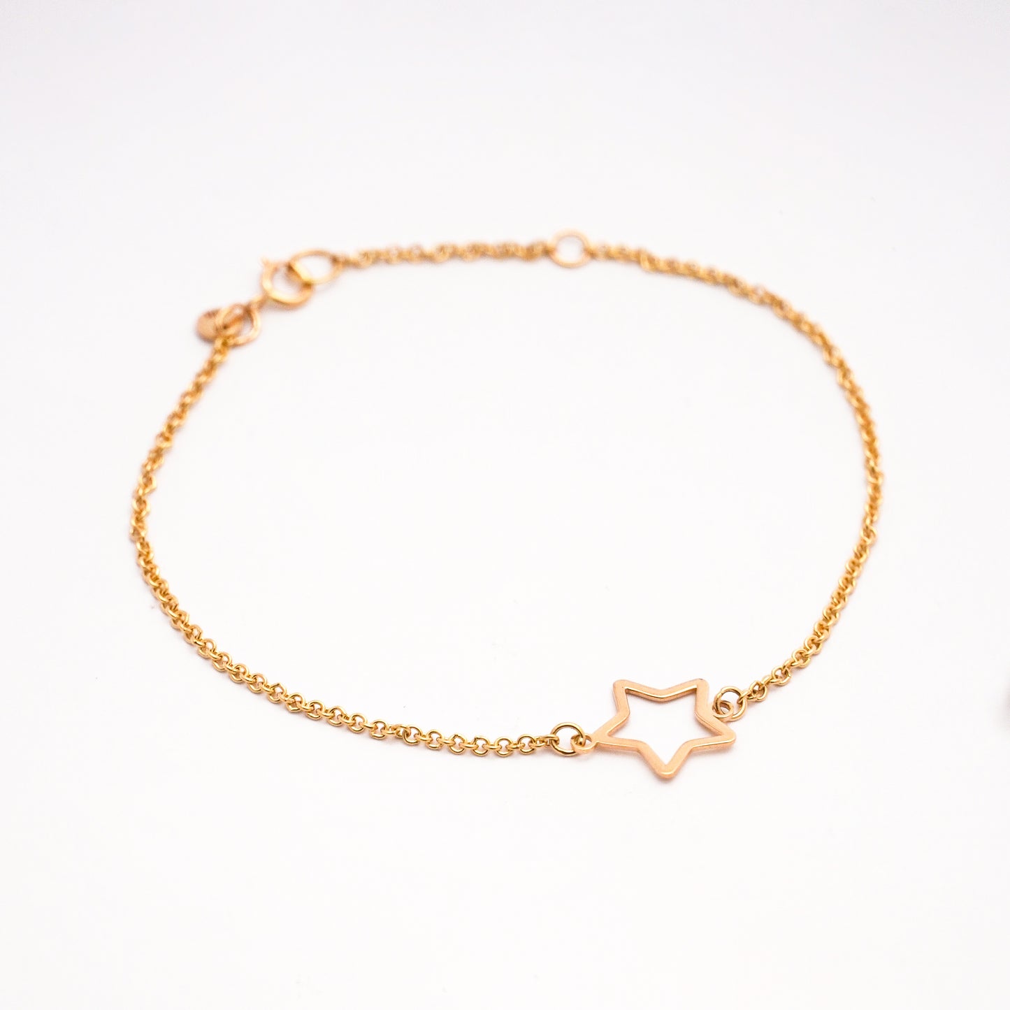 Pulsera estrella Oro18k