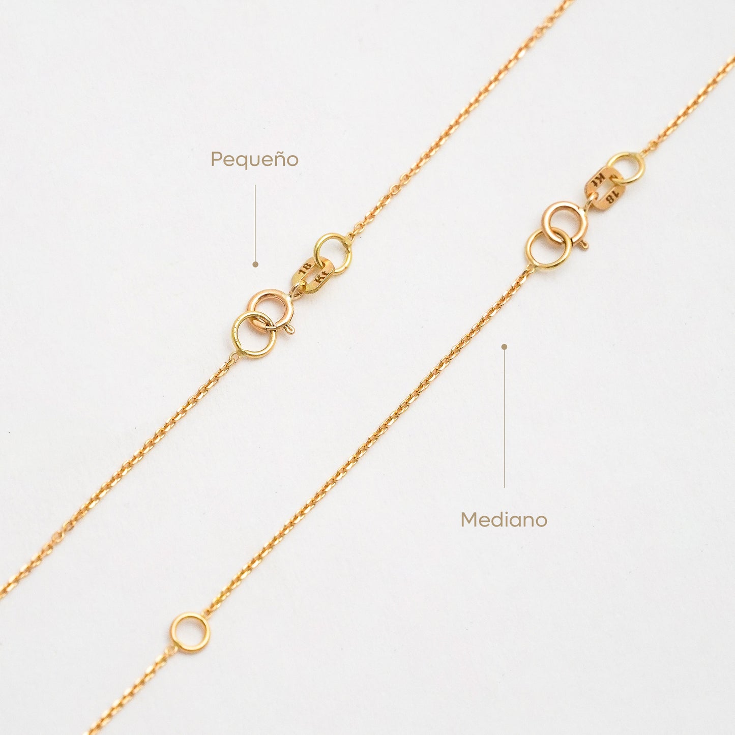 Gargantilla Corazón Pasante Oro 18K