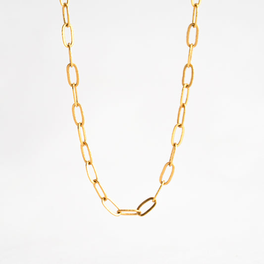 Cadena Clip Gruesa Oro18k