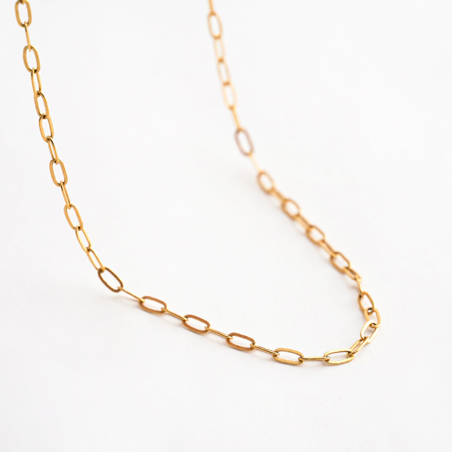 Cadena Clip Gruesa Oro18k