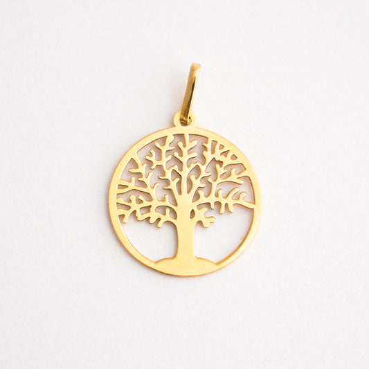 Dije Árbol De La Vida Grande Oro 18K
