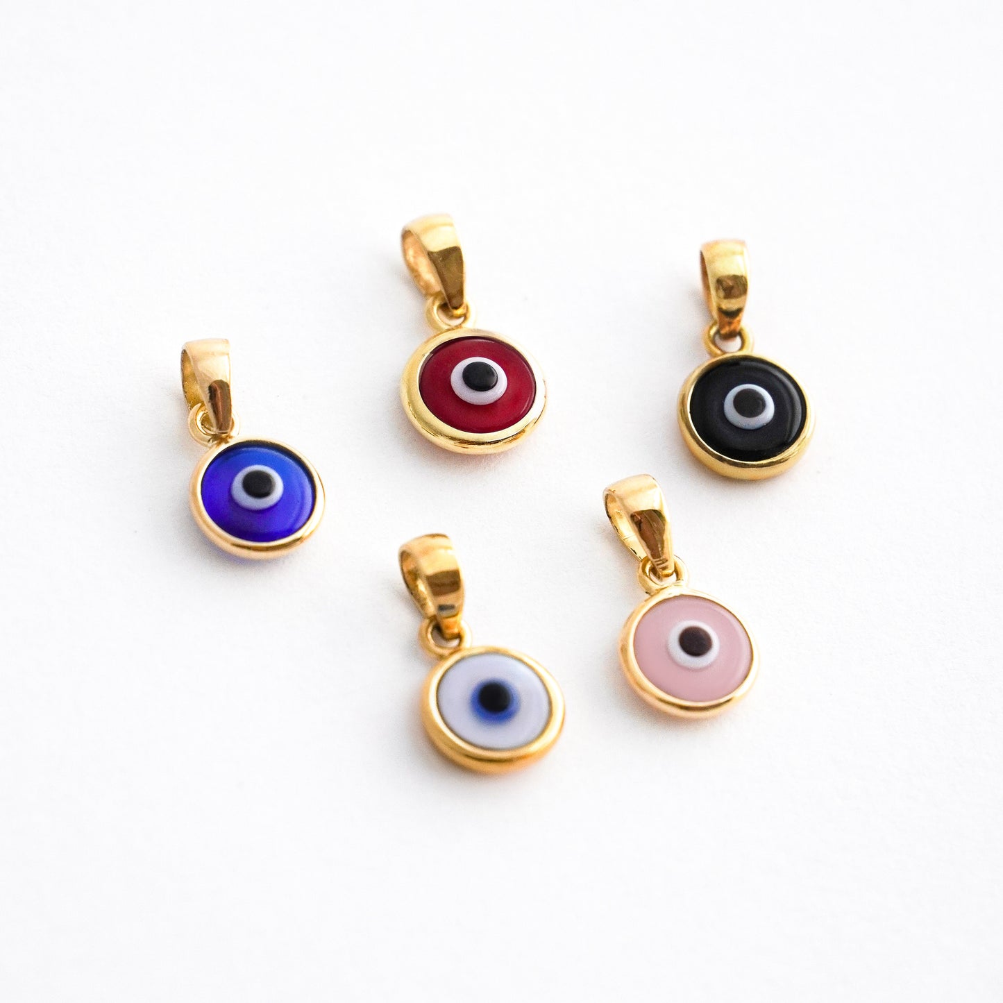 Dije Ojo Turco Pequeño Oro 18K