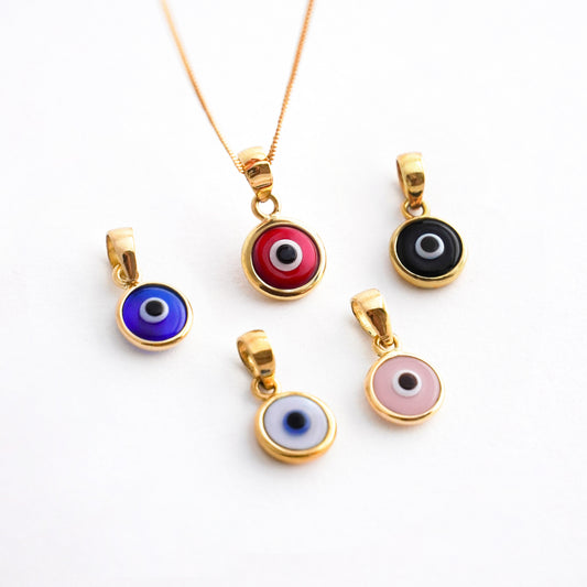 Dije Ojo Turco Pequeño Oro 18K