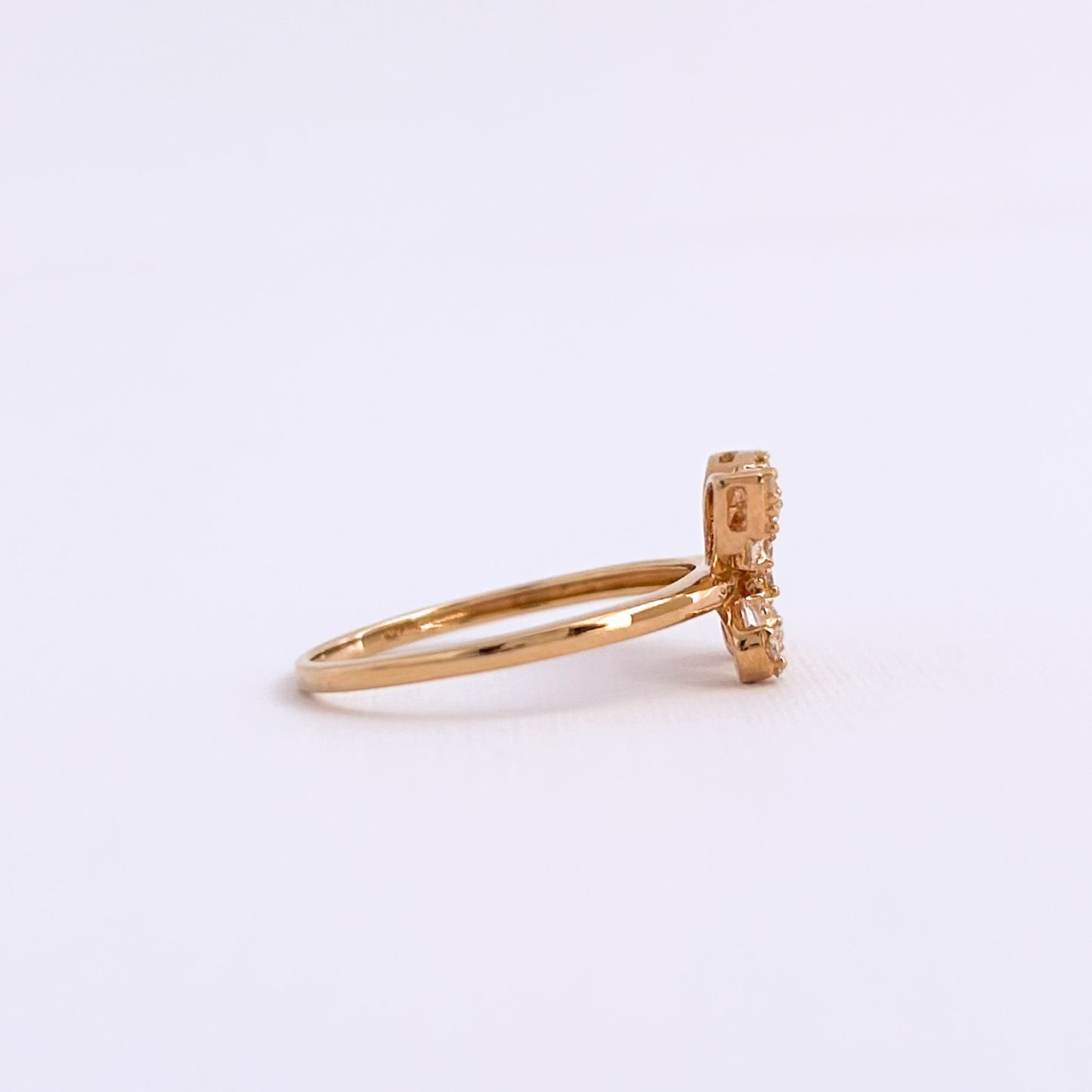 Anillo Mariposa Sunlight con diamantes en oro 18k