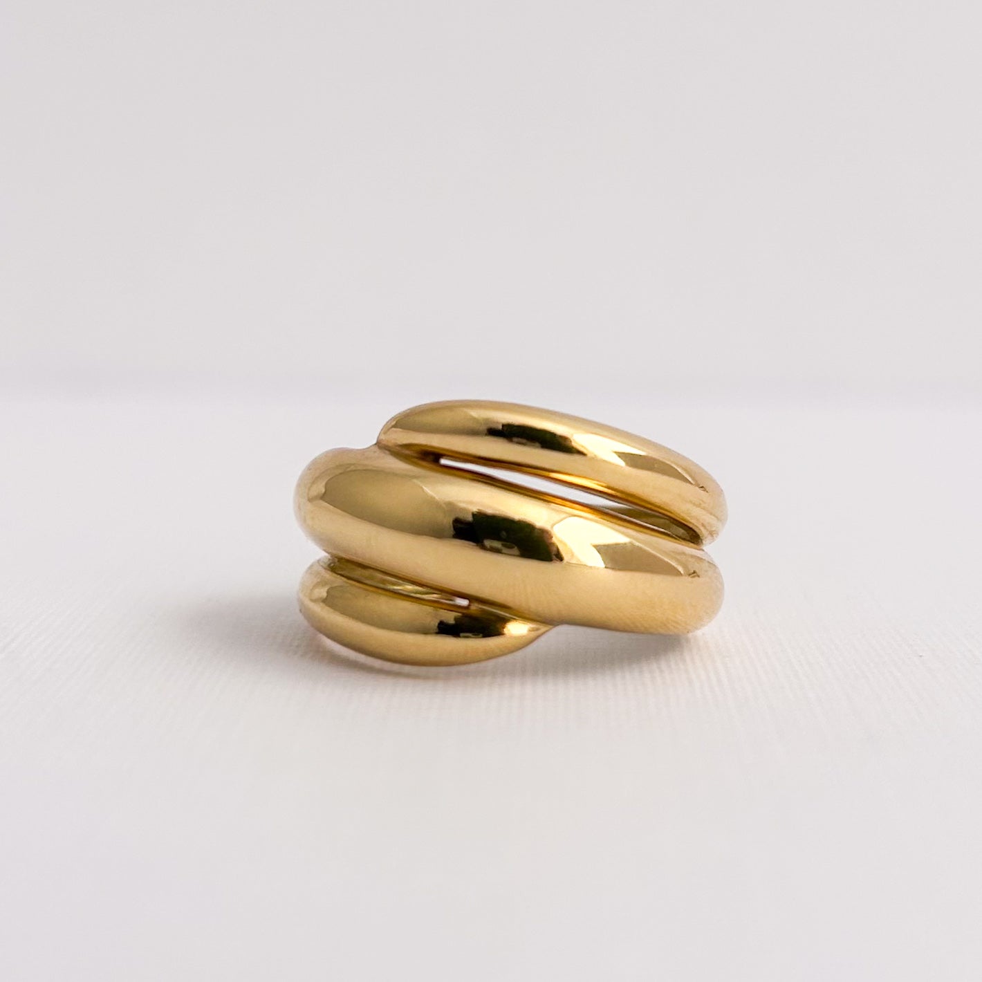 Anillo Triple Oro 18k