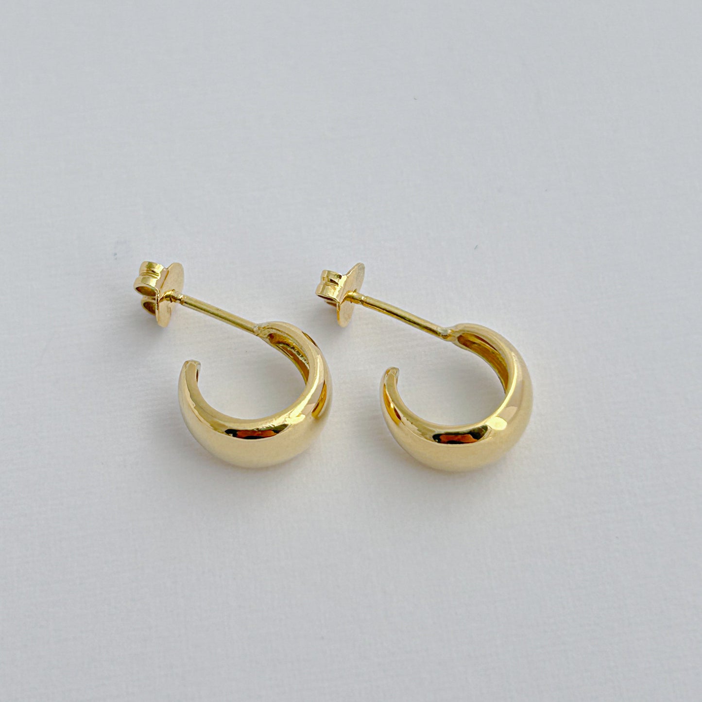 Aretes mini balsa oro 18k