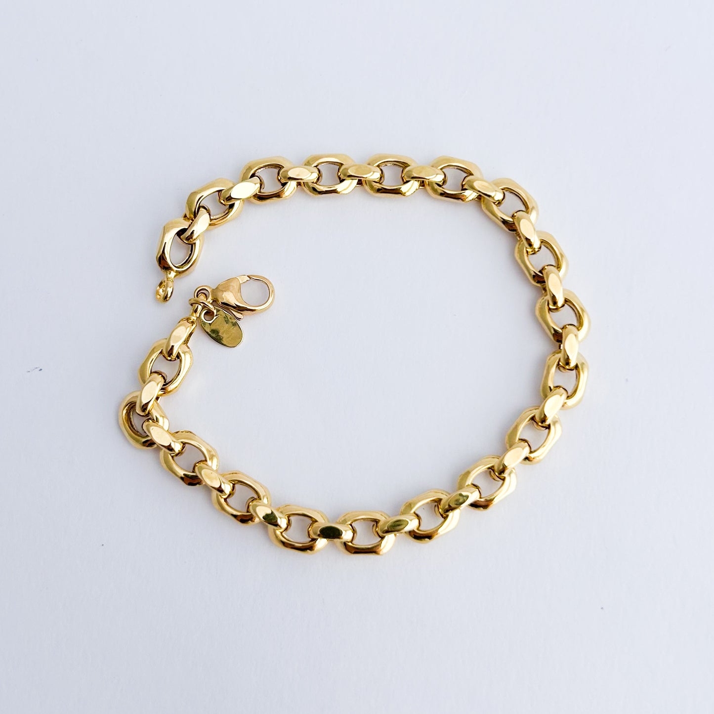 Pulsera Rolo chic oro 18k